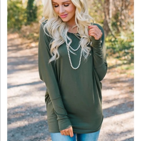 Classic dolman long sleeves top - Picture 5 of 5